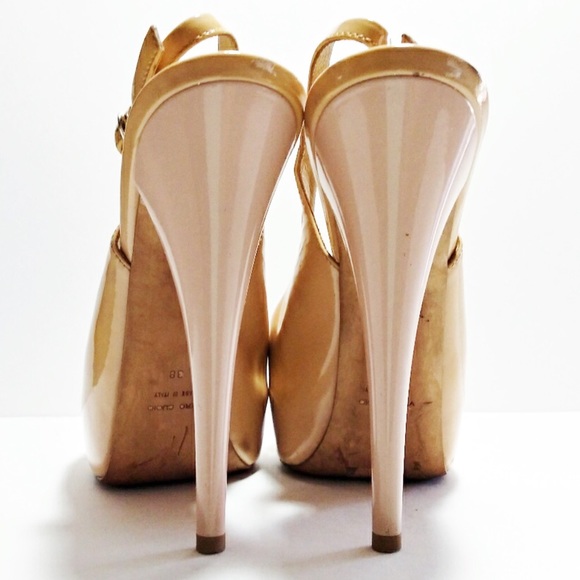 Giuseppe Zanotti Nude Patent Leather Pump Size 38 - Picture 5 of 8